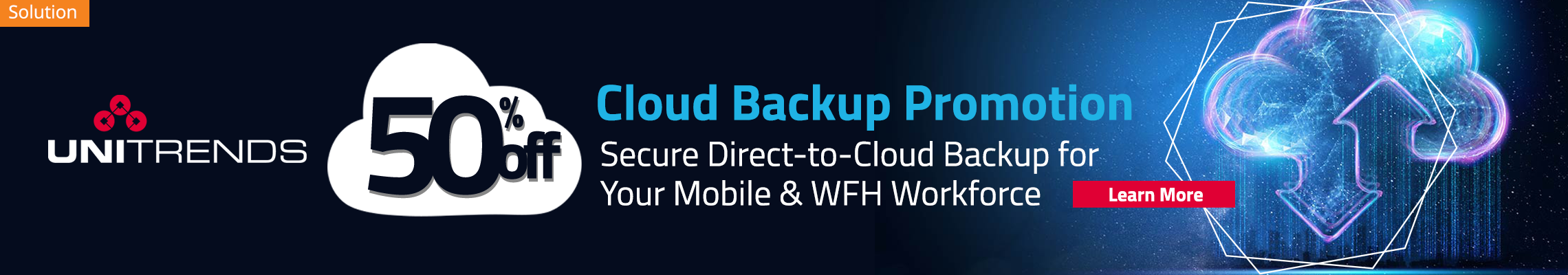 Unitrends Cloud Backup Promotion Banner